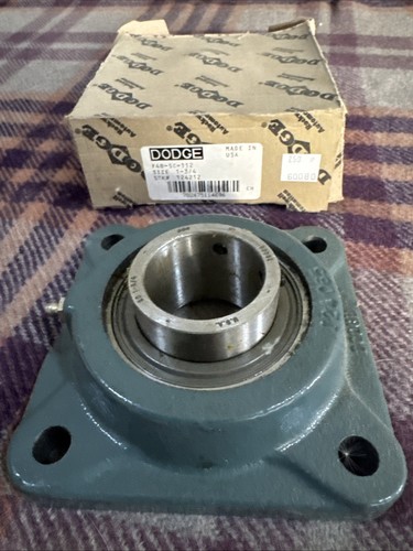 Dodge, F4B-Sc-112, Mounted 4 Bolt Flange Bearing, 1-3/4" FREE SHIPPING - Picture 1 of 9