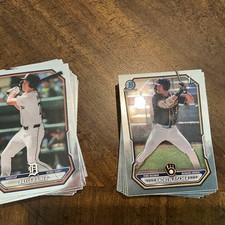 2026 Bowman BASE CHROME 1st BOWMAN & PROSPECT LOT OF 46 CARDS NO DUPLICATES