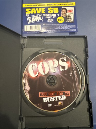 Cops Too Hot For TV The Bad Karma Collection Volumes 1 & 2 DVD 2 Discs - Foto 4 di 7