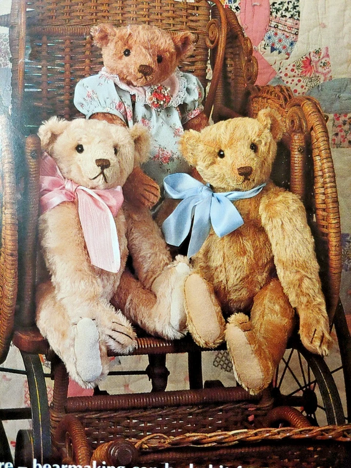 Gooseberry Hill  1903 Bear Reproduction Sewing 16" Jointed W/ Dress Pattern - Image 2 of 4