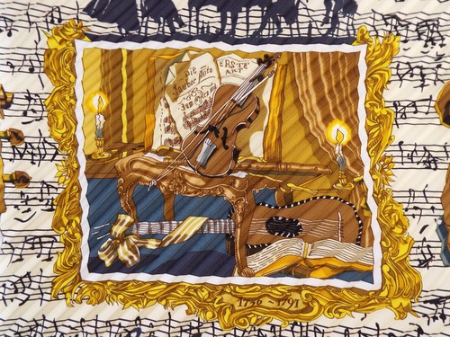 Hermès Paris Plisse Pleated Silk Scarf Book & Box NEW Black Salzburg 80 Hermes - Picture 18 of 24