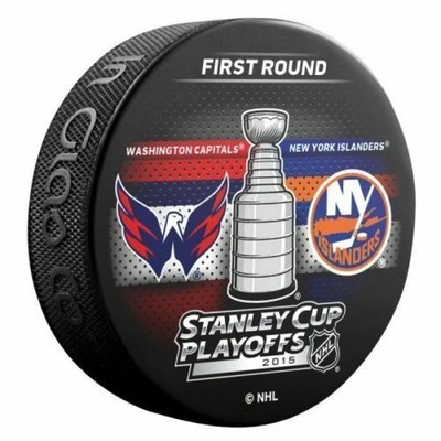 2015 Stanley Cup Playoffs 1st Round Capitals vs Islanders NHL Game Puck