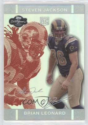 2007 Co-Signers Red Changing Faces Hyper Silver /150 Brian Leonard Rookie RC md3