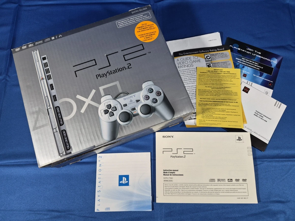 Sony PlayStation 2 NTSC-U/C Silver Video Game Consoles for sale | eBay