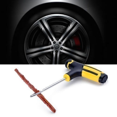 Car Tubeless Tyre Tire Puncture Repair Plug Repair Kit Needle Patch Fix Tool USA - Bild 10 von 11