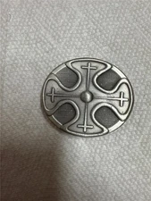 Vintage Maltese Cross with Crosses Forgiven Belt Buckle