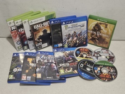 Lot of 15 Playstation 4 PS4 Xbox 360 PAL Video Game Lot - COD, NBA, PES, Tekken