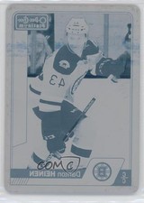 2016-17 O-Pee-Chee Platinum Printing Plate Cyan 1/1 Danton Heinen #158 19ed