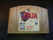 Zelda Ocarina of Time Collector's Edition Nintendo 64 N64 Working Authentic Gold