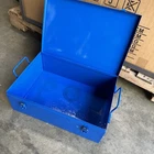 Metal Tool Storage Carrying Case Box 15-3/8” X 10-1/2”