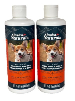 Wild Alaskan Salmon Oil For Dogs 16oz Natural Dog Company - Omegas EPA DHA 07/27