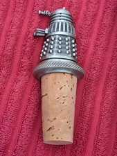 Doctor Who Dalek Pewter Bottle Stopper NEW IN BOX RARE