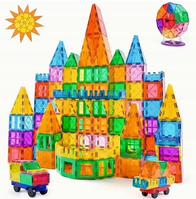 121 Stk Magnetische Bausteine Kinder Spielzeug Magnet Building Game Magnetspiel
