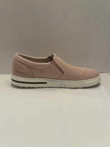 Sneakers Birkenstock Oswego slip on tela testurizzata rosa chiaro donna taglia 42 - Foto 6 di 9