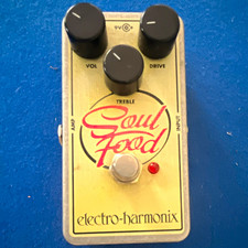 Electro-Harmonix Soul Food Analogue Overdrive Effects Pedal for Electric Guitar