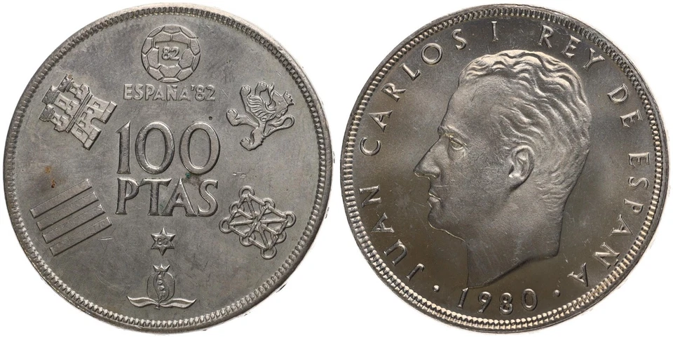 Spanien - Spain 100 Pesetas 1975-2001 Sondermünzen - verschiedene Jahre - Bild 1 von 1