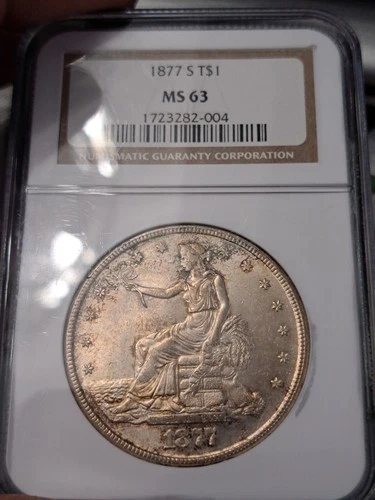 1877-S Trade dollar ngc ms63