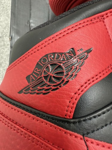 nike air jordan 1 mid gym red black white - Picture 6 of 9
