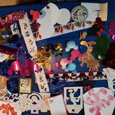 Scrapbooking-Material, für Junk Journal , Über 50 Teile, Disney, mickey mouse 