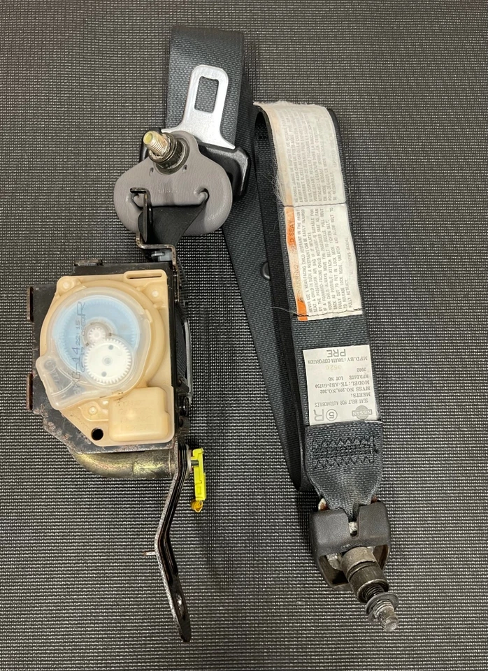 Cinturón de seguridad lateral Nissan Pathfinder 2002 2003 pasajero delantero derecho OEM Foto 4 de 4