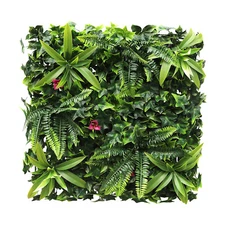 20"x20" Artificial Faux 3D Mixed Panel Leaf Privacy Fence Screen Decor Hedge #7