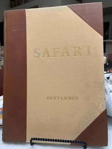 Safari By Ricky Lauren Hard Cover Book Limited Edition