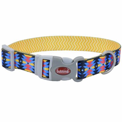 Sublime Fancy Two Sided Wide Mastiff Dog Collar - Choose A Size & Pattern 