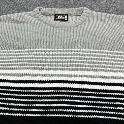South Pole Sweater Kids Youth Medium Black Pullover Crew Neck 100% Acrylic Boys - Picture 7 of 13