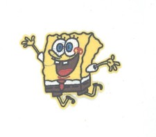 Embroidered Patches Iron On Sew On Cute Sponge Bob Patch