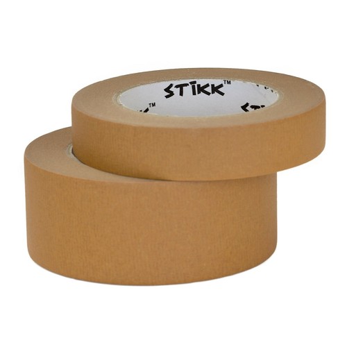2" inch x 60yd STIKK Brown Painters Tape 14 Day Easy Removal Trim Edge