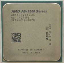 AMD A8-5600K CPU Quad core 4M 3.6 GHz AD560KWOA44HJ 100W Socket FM2 Processors