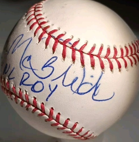 BAKE McBRIDE SIGNED BASEBALL MLB 1974 ROY ST. LOUIS CARDINALS w/COA Seal - Picture 4 of 7