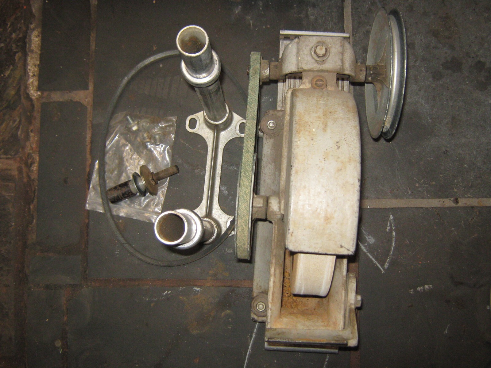 Water Bath Grinding Stone Antique Shopsmith Knife Sharpening Table