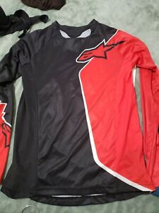 Red, Medium Alpinestars Unisex-Adult Enduro Shirt 