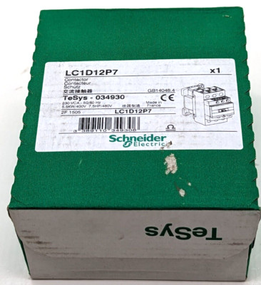 SCHNEIDER ELECTRIC  Leistungsschütz LC1D12P7
