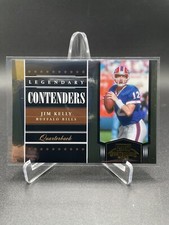 JIM KELLY 2006 Donruss Playoff Legendary Contenders #Lc18 /1000 Buffalo Bills 🔥