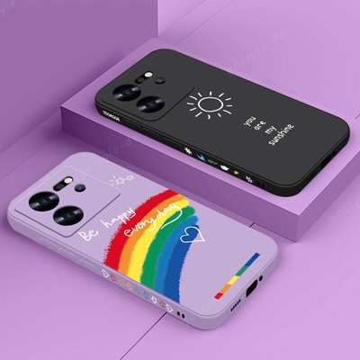 Phone Case For Xiaomi 13T Pro 12T Redmi Note 12 11 Poco X5 Soft ShockProof Cover
