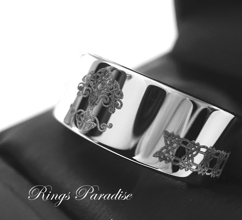 Lebensbaum Keltischer Ehering Liebesknoten Ring Herren Damen Keltische Iris Ring - Bild 5 von 7