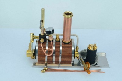 Horizontal steam boiler models Live Steam with Steam whistle