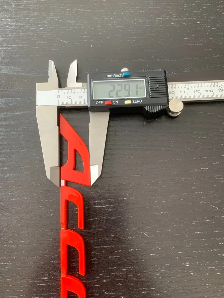 Rear Nameplate ACCORD  Red Badge Sport Emblem for Trunk Lid Honda Accord - Image 3 of 3