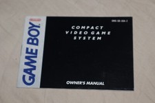 Nintendo Game Boy Console Instruction Manual ONLY DMG-GB-USA-2