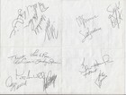 14 Autograph Sheet Jim McMahon Stan Mitika Smokey Robinson Kevin Butler PSA/DNA — photo 1