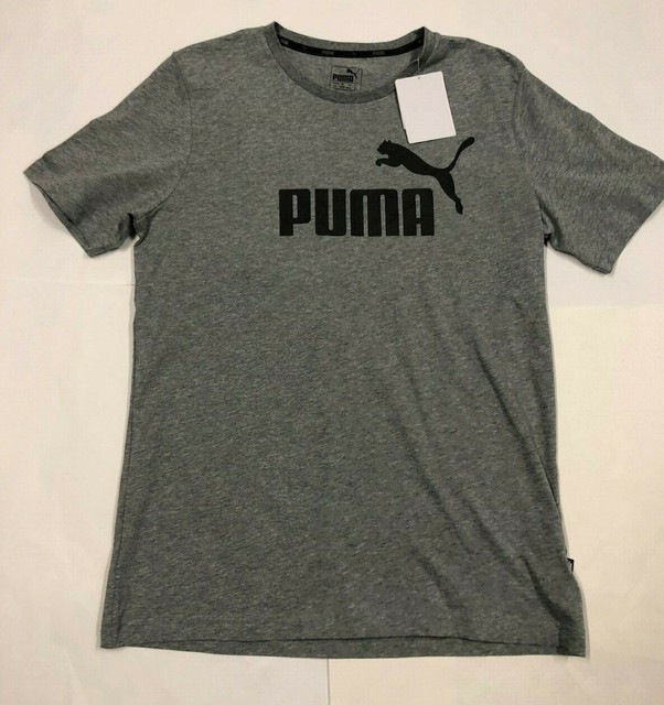 puma gray shirts essentials