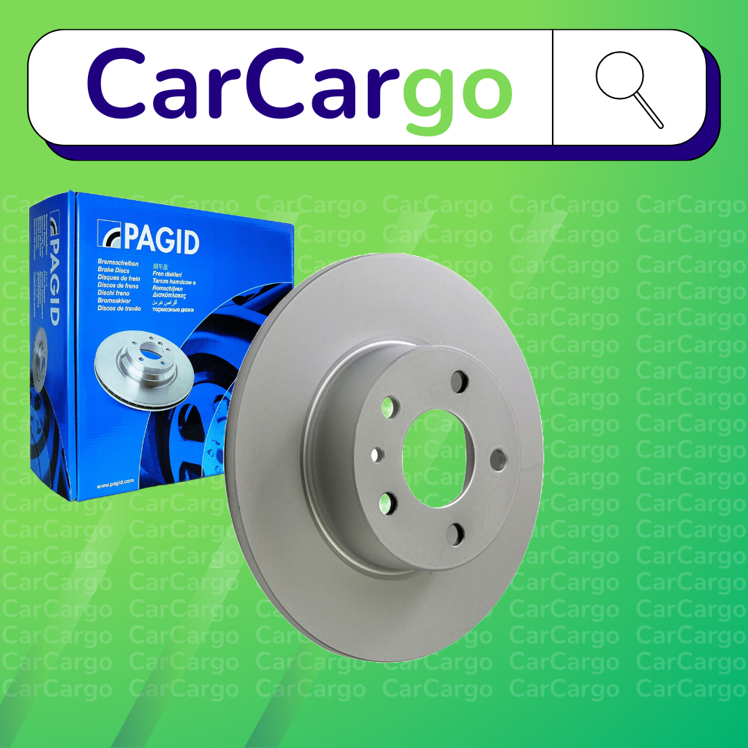 Pagid Solid Rear Brake Discs Pair For Alfa Romeo 156 2.5 V6 24V 1997-2006 251 mm