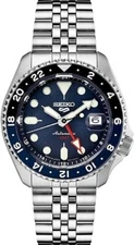Seiko 5 Sports SKX Sports Style GMT Series Automatic 42.5mm Blue Dial Watch