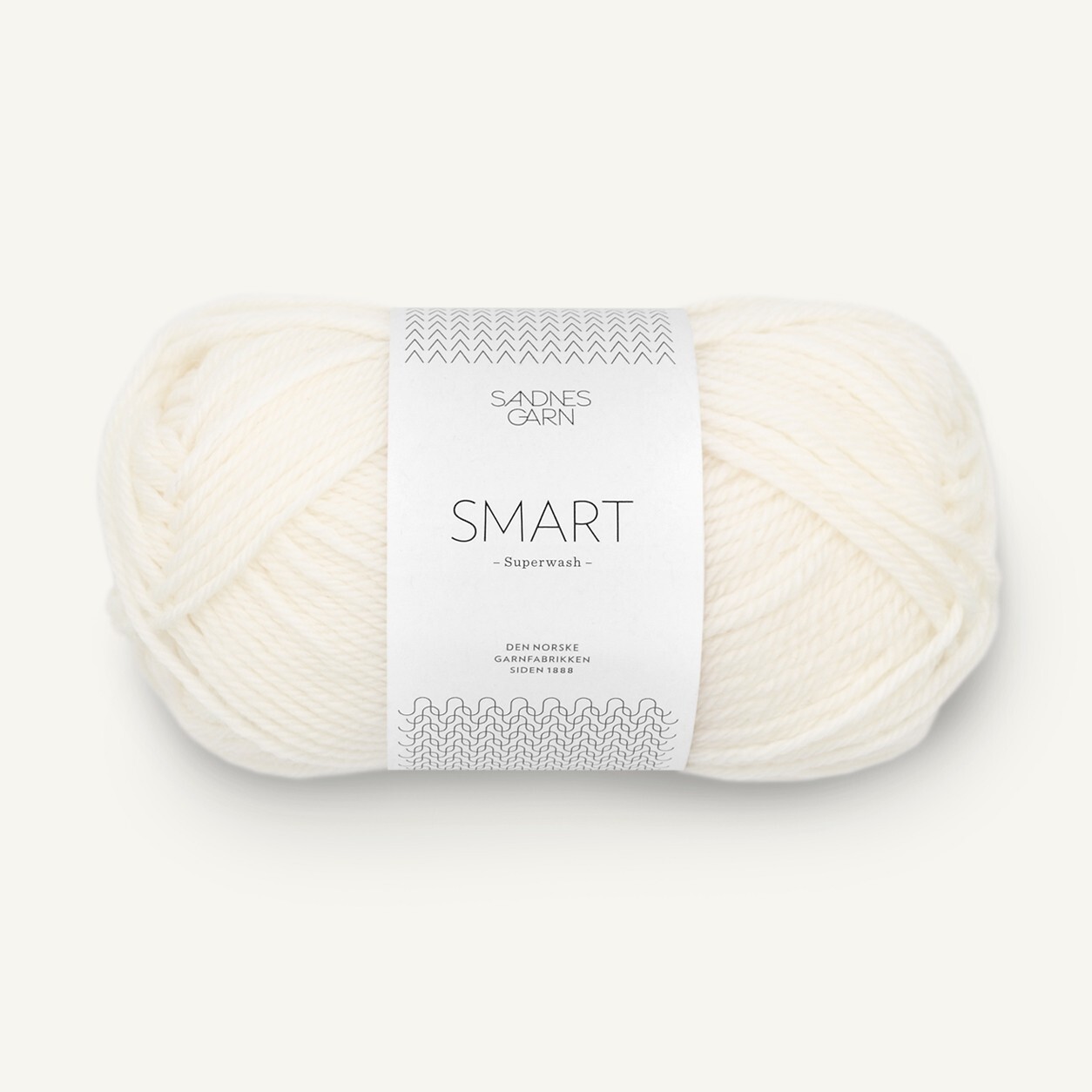 Smart by Sandnes Garn - White (1001) - 50 g / approx. 100 m Wool
