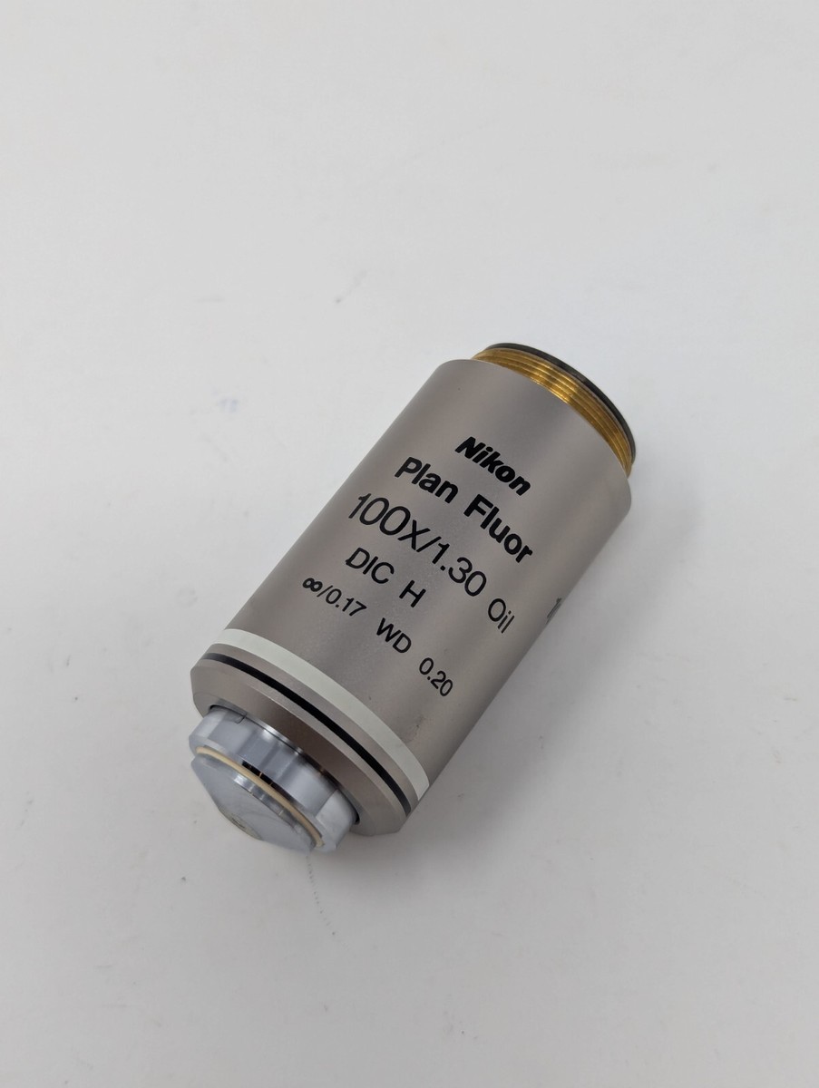 Nikon Plan Fluor 100x 100x/1.30 Oil DIC H WD 0.20 Microscope Nikon Plan Fluor 100x 100x/1.30 Oil DIC H WD 0.20 Microscope