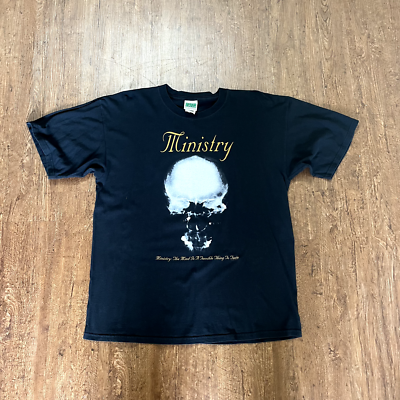 Vintage Ministry Mind Is a Terrible Thing To Taste Shirt XL 2004 