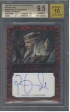 2024 HOUSE OF THE DRAGON PADDY CONSIDINE AUTOGRAPH CARD GEM MINT BGS 9.5/AU 10