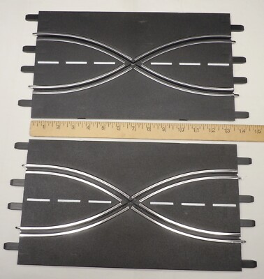 10 Carrera Exclusiv 1/24 Slot Car Short Straight Crossover Squeeze